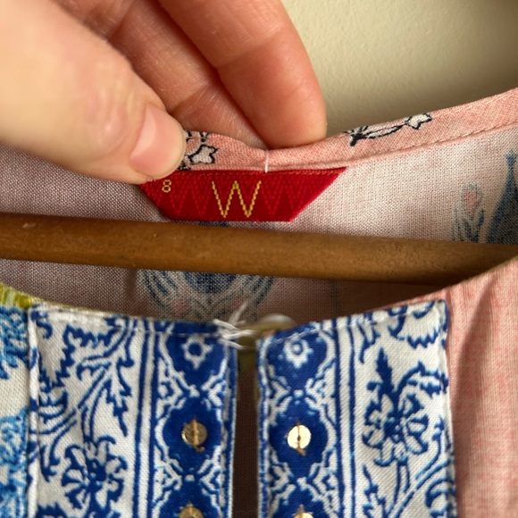 Cottagecore Floral Patchwork Midi Short Sleeve Dress - Picture 7 of 10